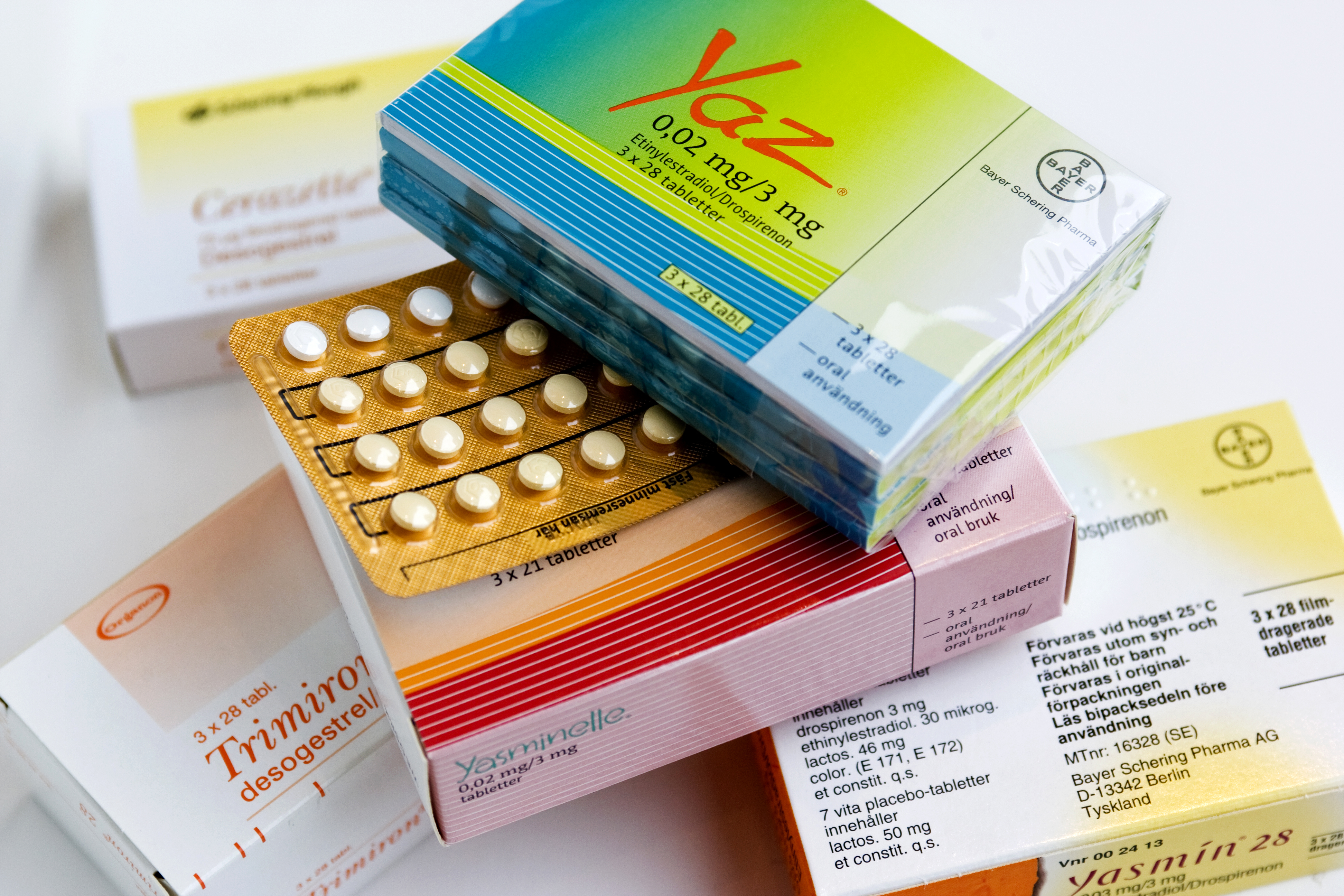 Gravid, Preventivmedel, P-piller