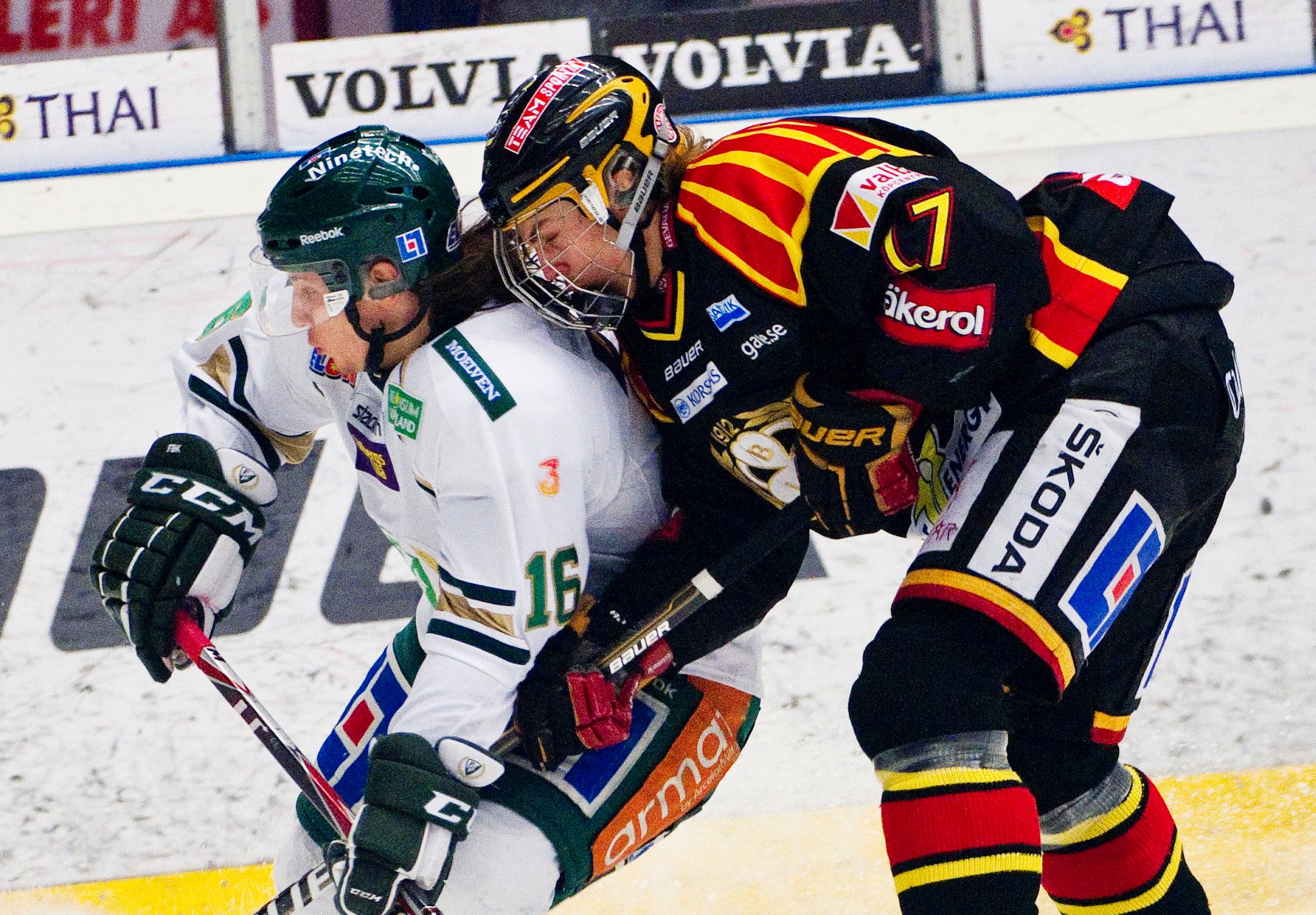 Michael Sundlöv, Johan Larsson, Mattias Ekholm, Jakob Silfverberg, Brynas, elitserien