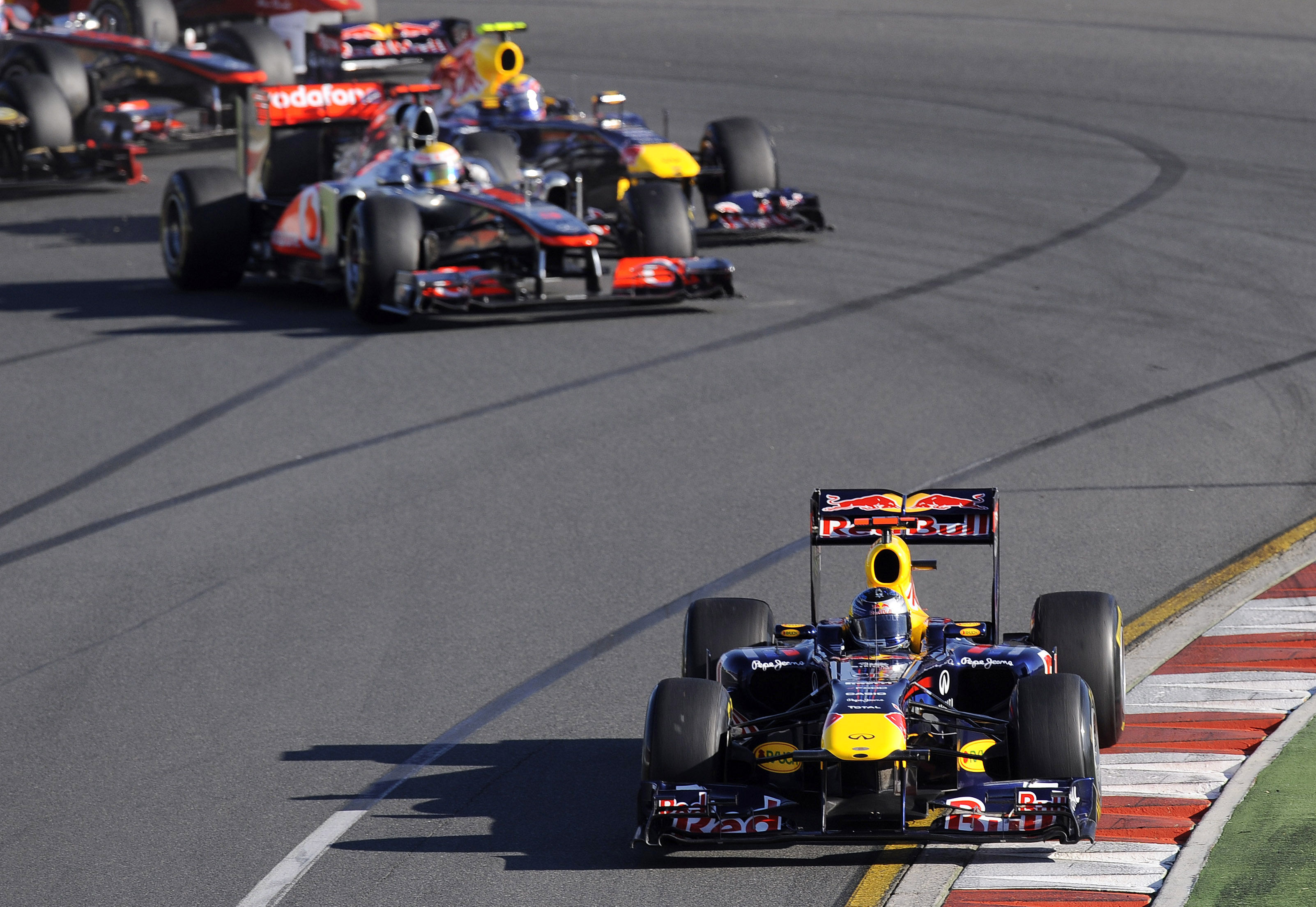 Sebastian Vettel, Formel 1, Lewis Hamilton, Red Bull, Melbourne, Säsongspremiär