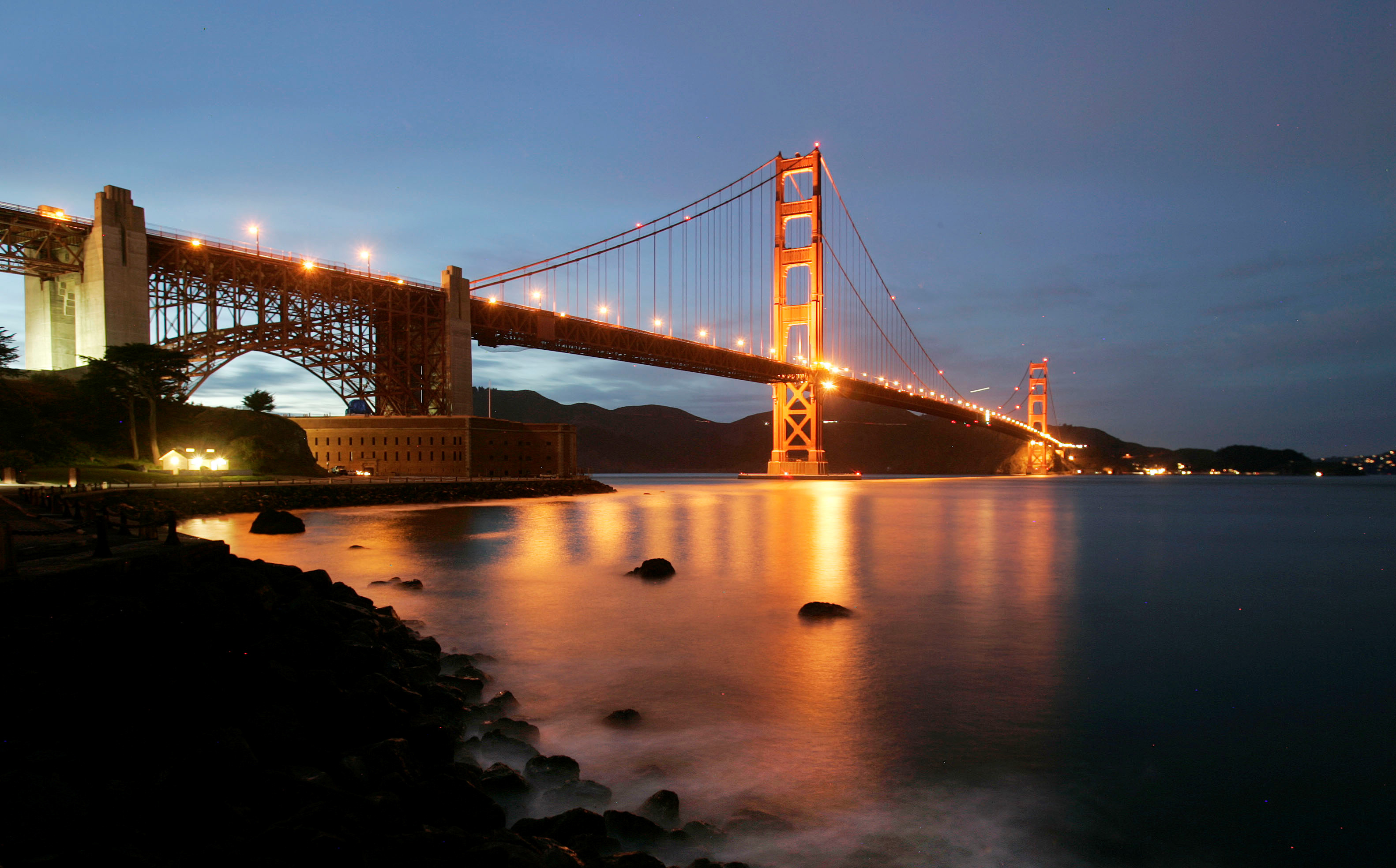 Hollywood, USA, The Golden Gate Bridge, Hus, San Fransisco