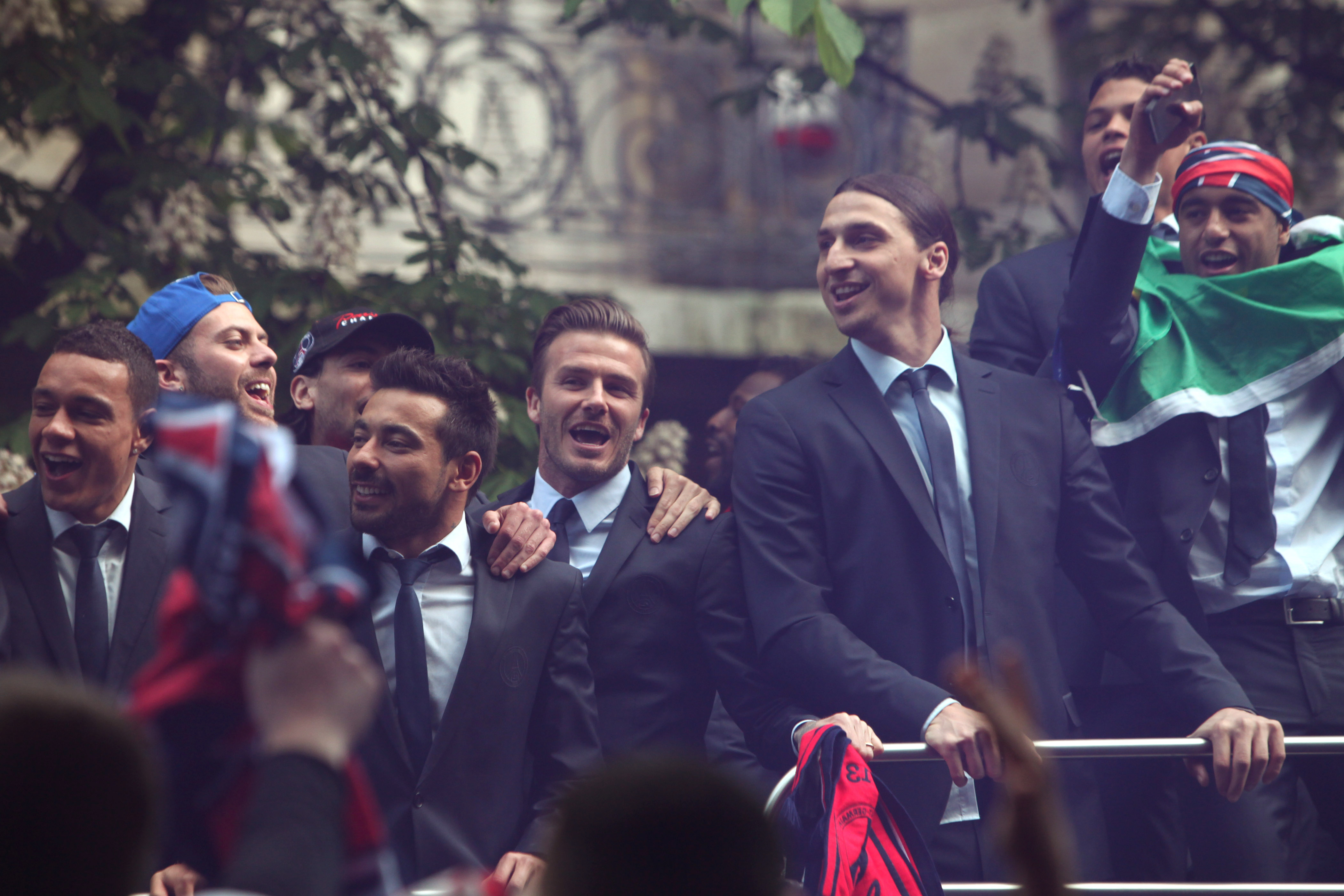 lägger av, Paris Saint Germain, David beckham, Karriär i bilder