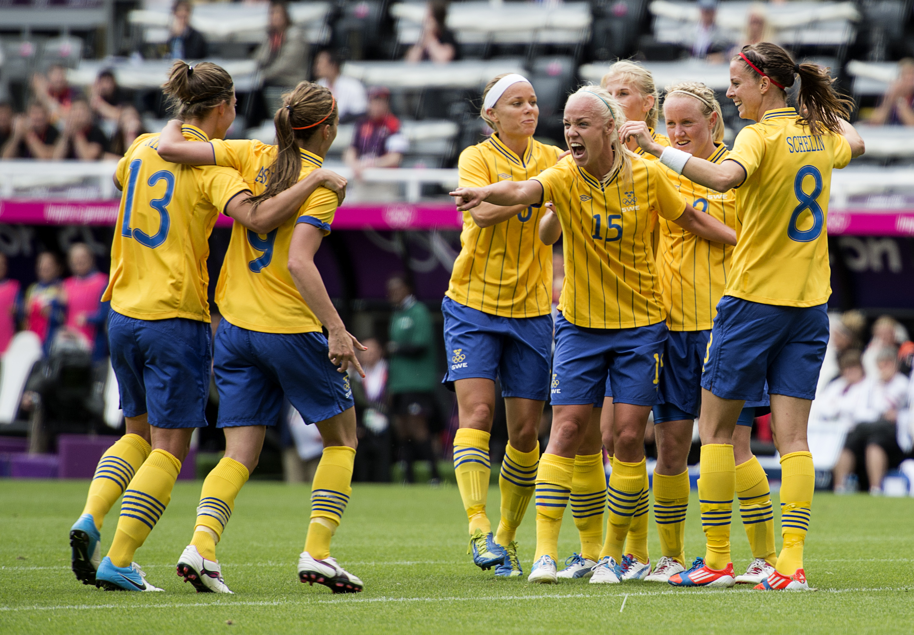 Sverige, Kanada, OS, Fotboll