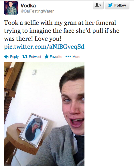 Selfie, Tumblr, Begravning, Bildpsecial, Begravningsselfie