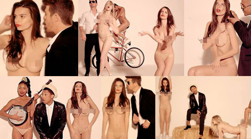 Valdtakt,  Robin Thicke,  Blurred Lines