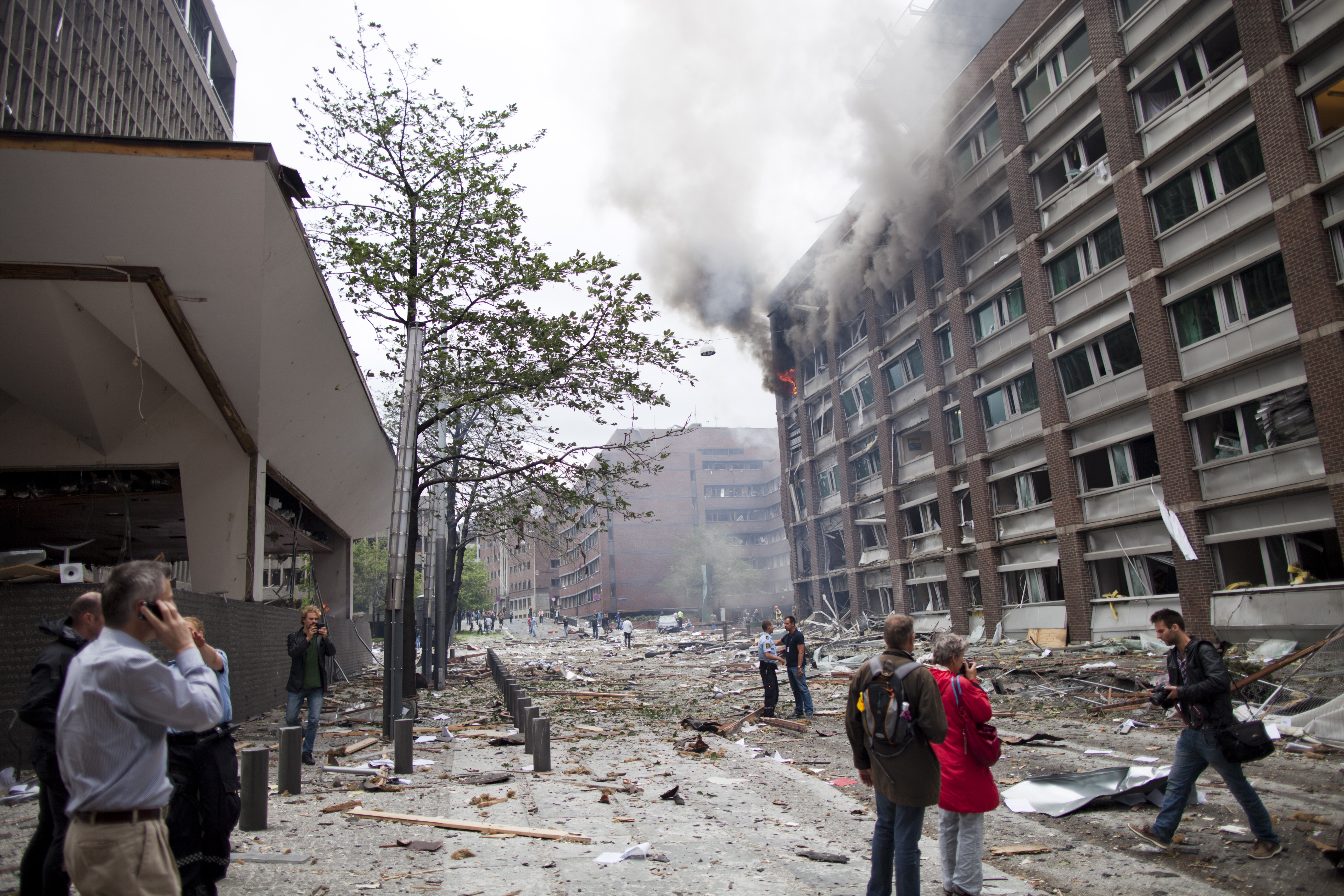 Oslo, Terror, Terrordåd, Kristdemokraterna, Andreas Braw, Norge, Zeth Arkö Gogman, KDU, Christian Carlsson, Mats Odell, Politik, Anders Behring Breivik