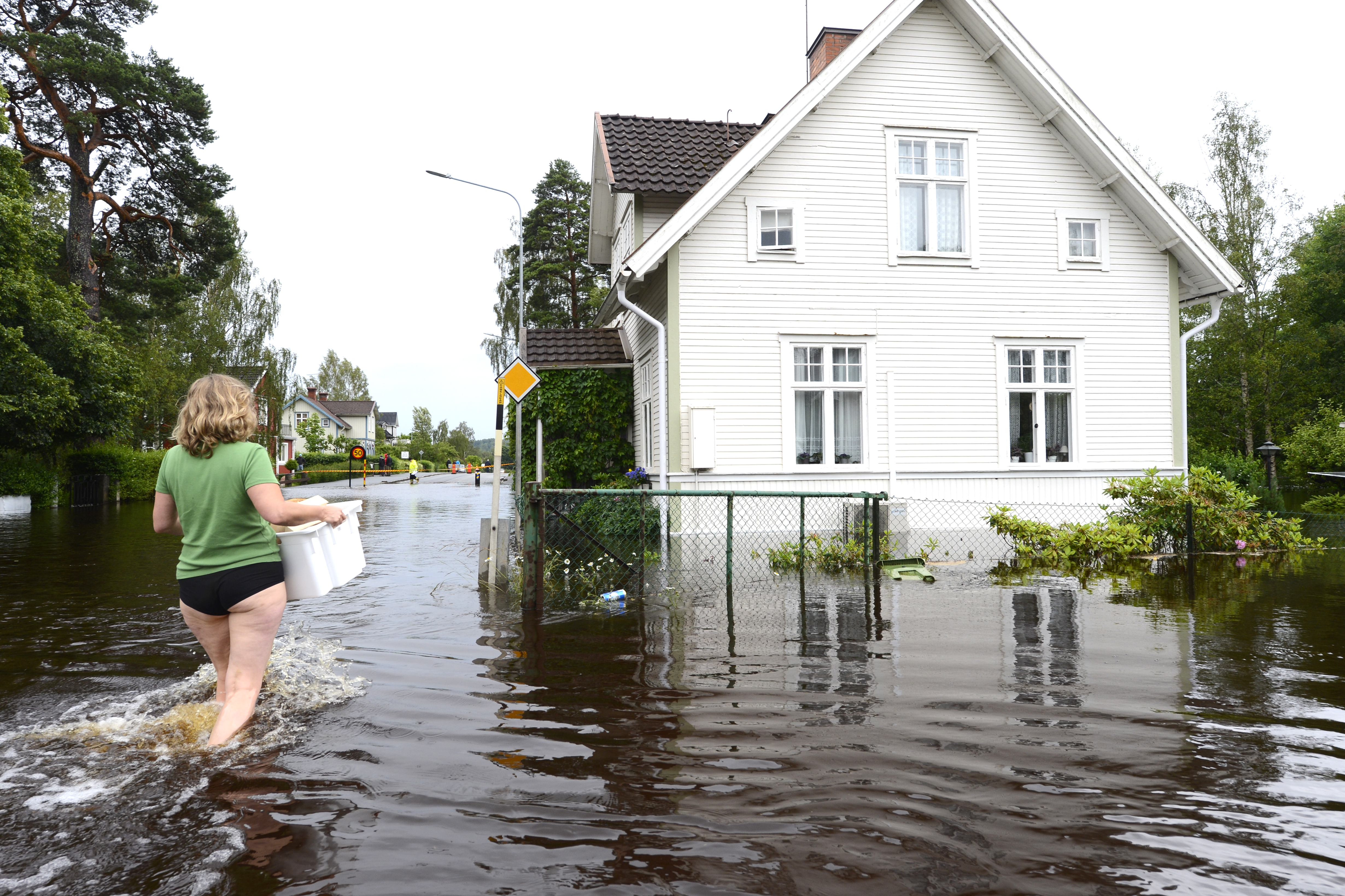 Småland, Översvämning, regn, bildextra