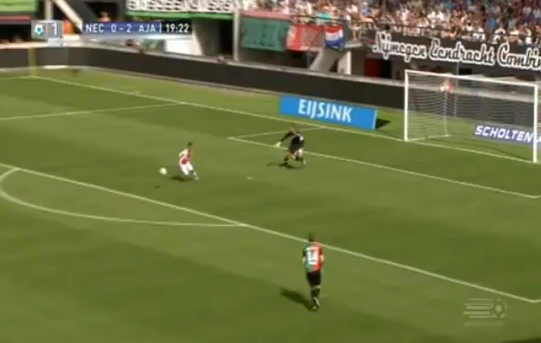 Ajax, Tobias Sana, Drömmål, NEC Njimegen