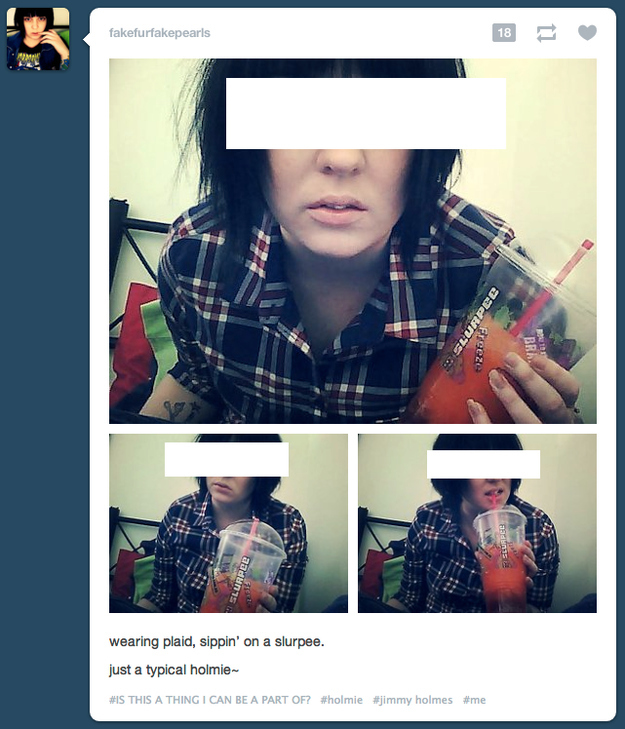 James Holmes, Tumblr, holmies