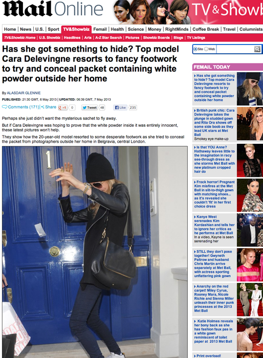 Cara Delevingne,  Divided, Victorias Secret, Kokain