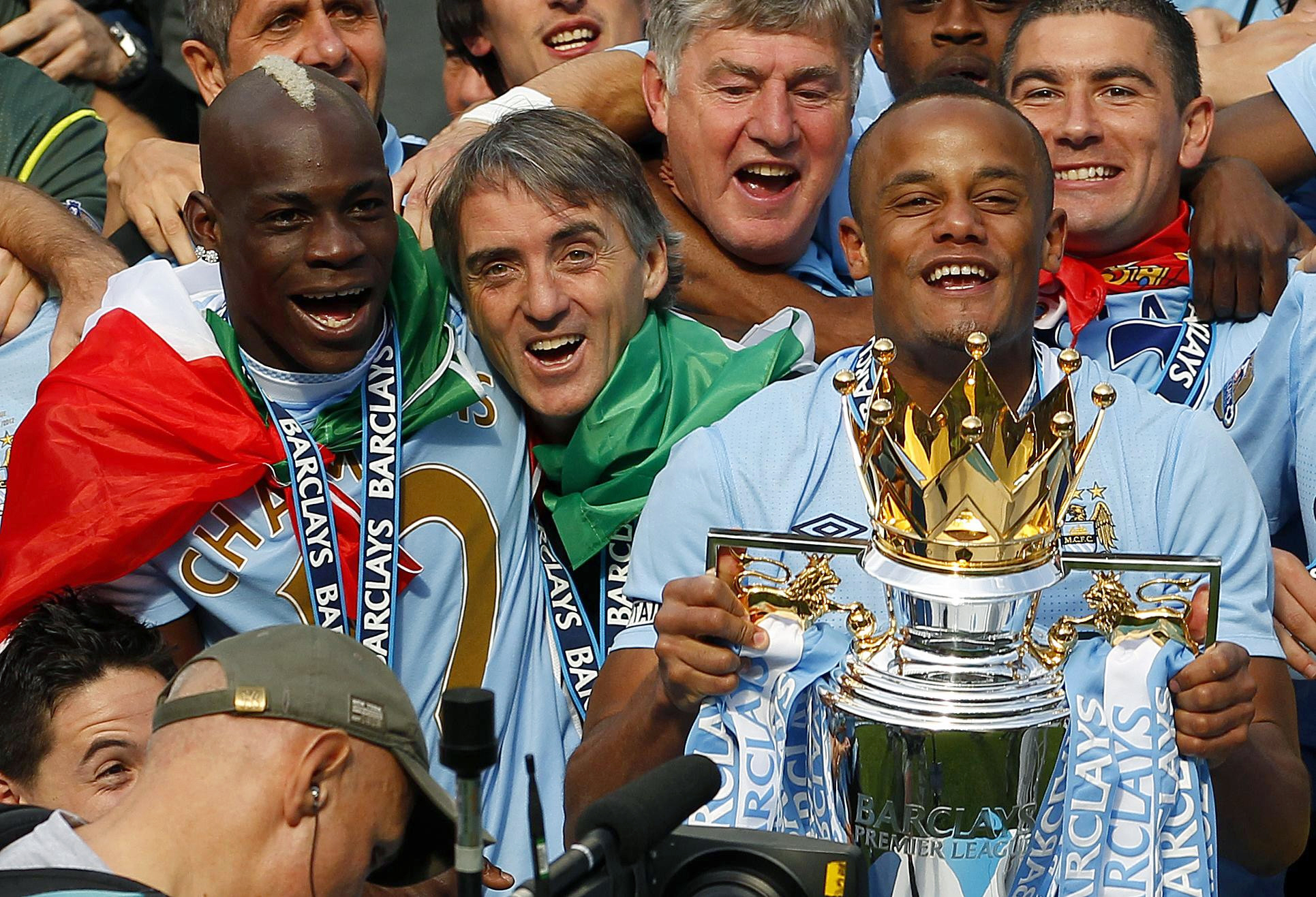 Fotboll, Roberto Mancini, Italien, England, Mario Balotelli, EM, EM i korthet