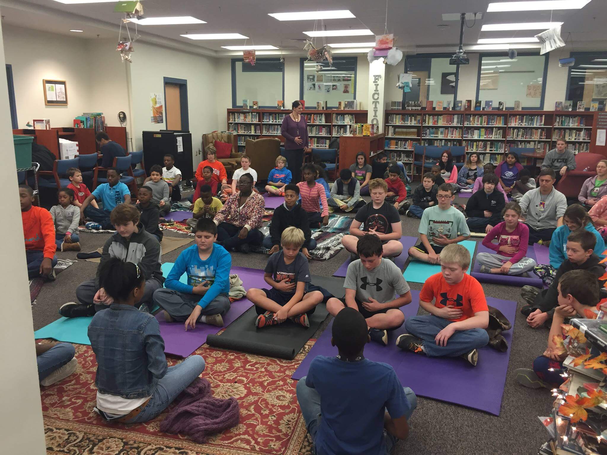 Meditation på skola i USA