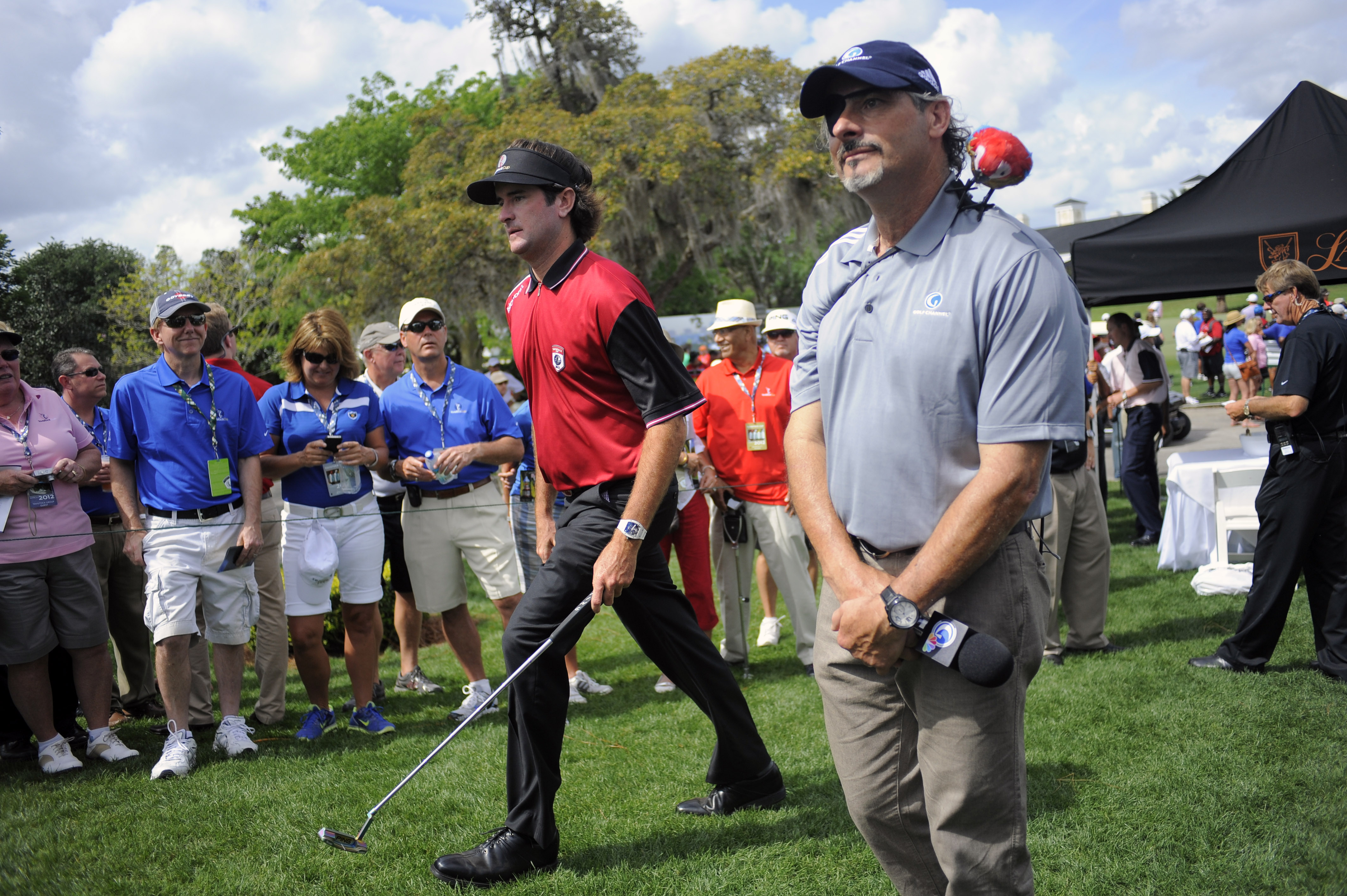 John Daly, Stunt, Golf,  David Feherty, Galet