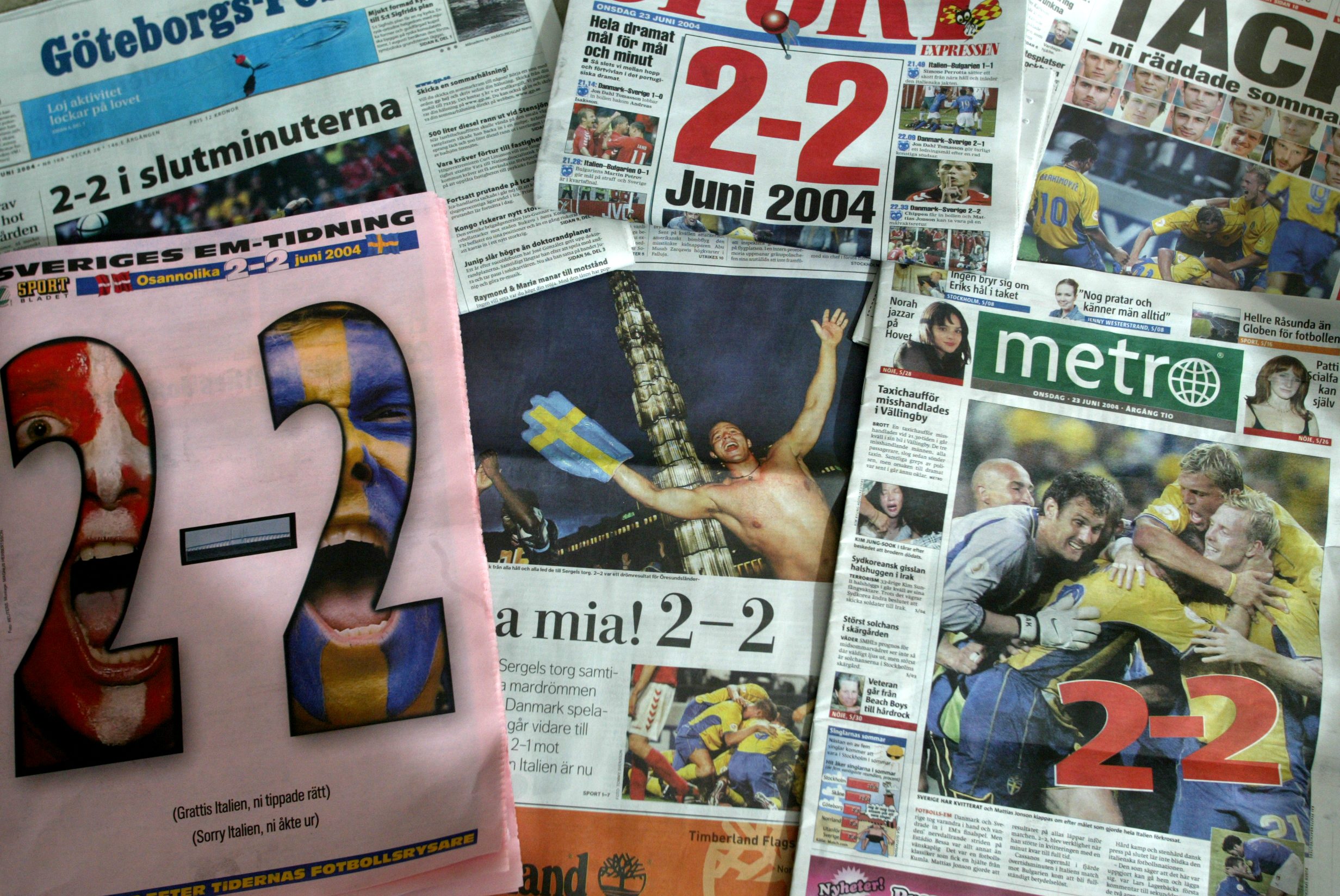 Sverige, Mattias Jonsson, EM 2004, Fotboll, Spanien, Kroatien, Sverige-Danmark, Landslaget, Italien, EM-nyheter