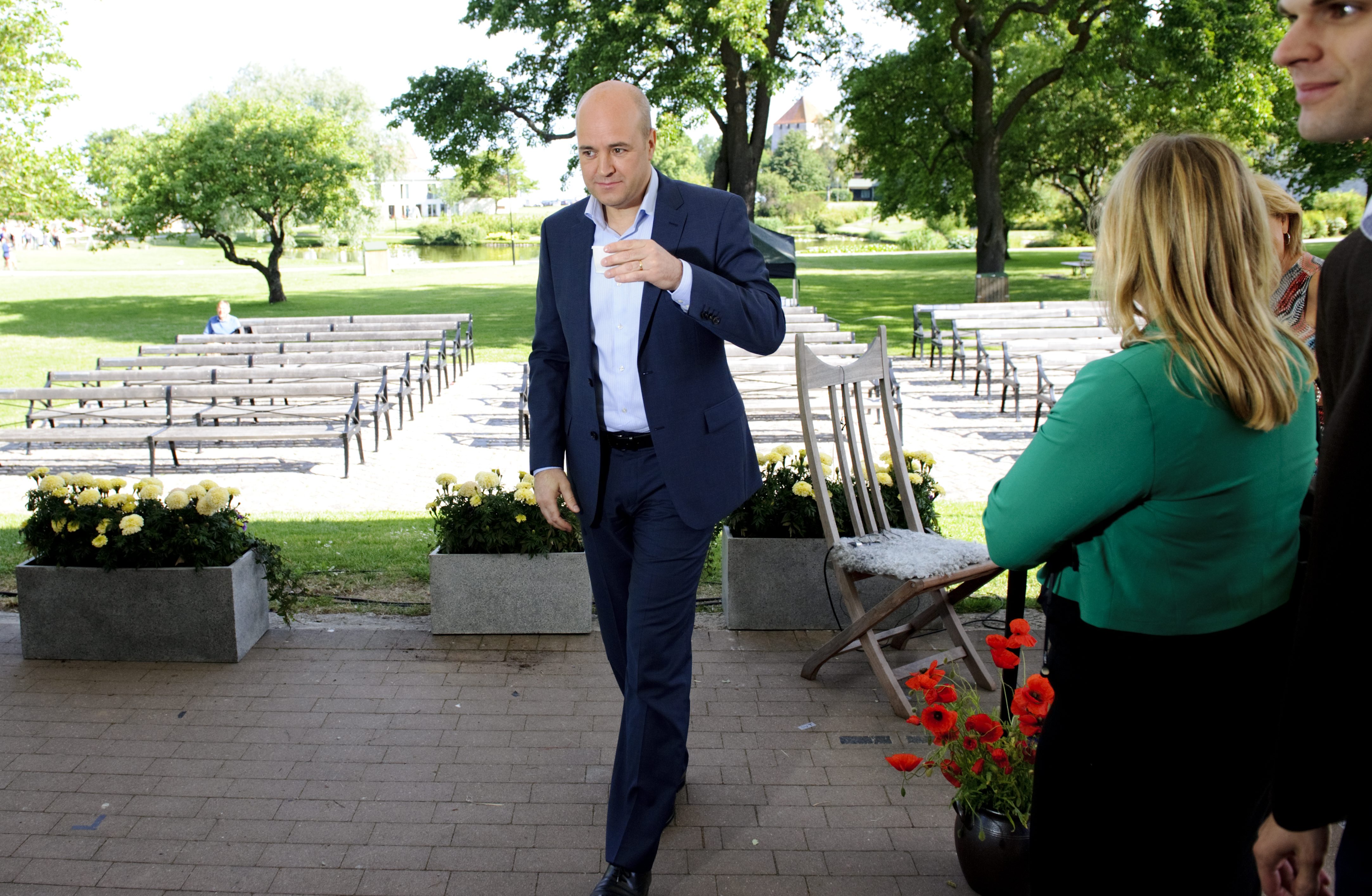 Visby, Almedalen, Almedalsveckan, Moderaterna, Fredrik Reinfeldt