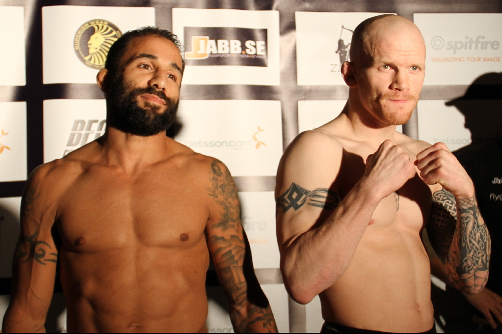 MMA, Hovet, Superior Challenge, Superior Challenge 6, Invägningar