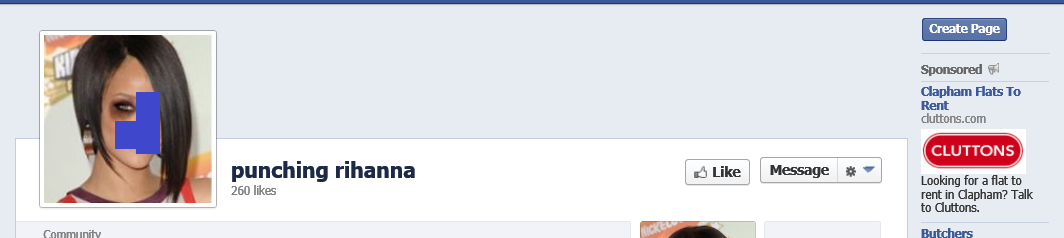 Rihanna, Facebook, Misshandel, Valdtakt, Kvinnohat,  WAM