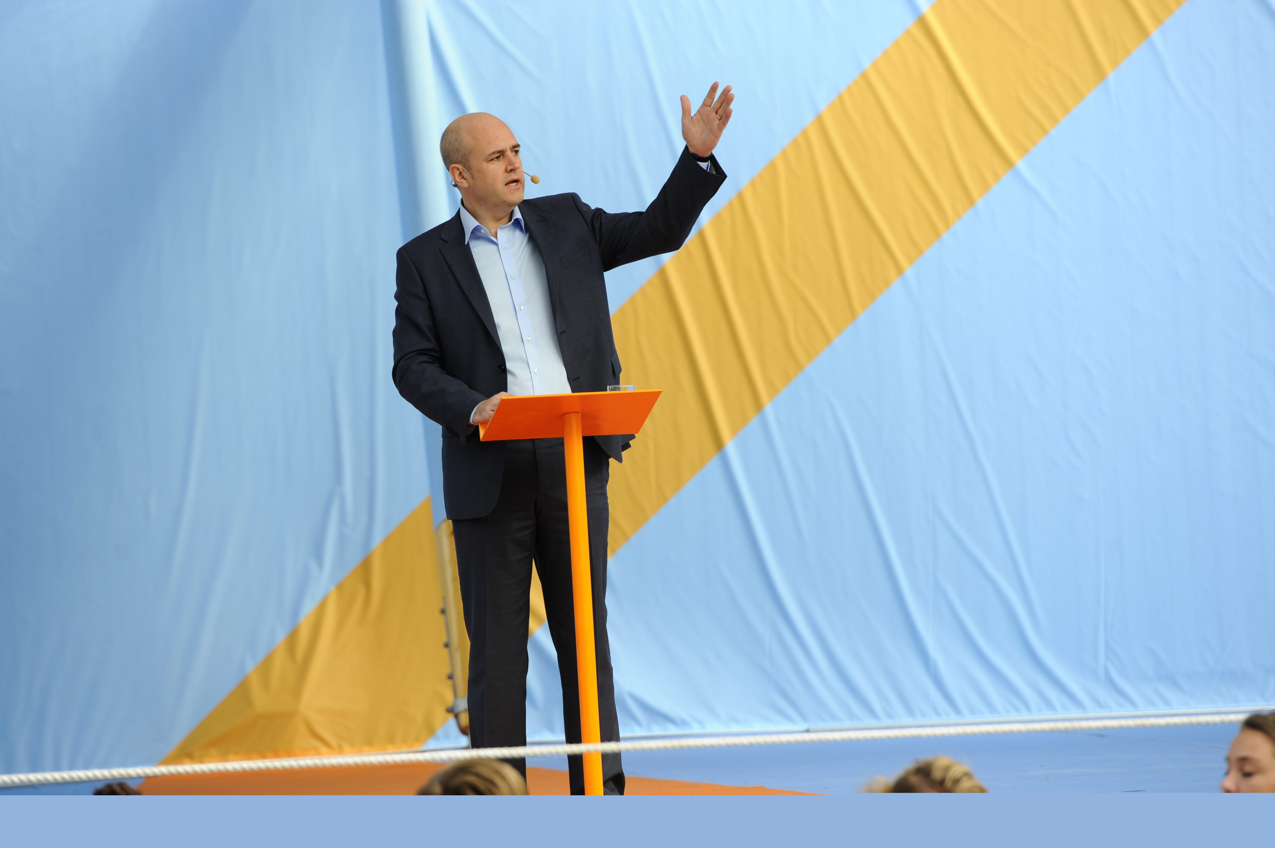 Almedalen, Moderaterna, Fredrik Reinfeldt, Almedalsveckan, Visby