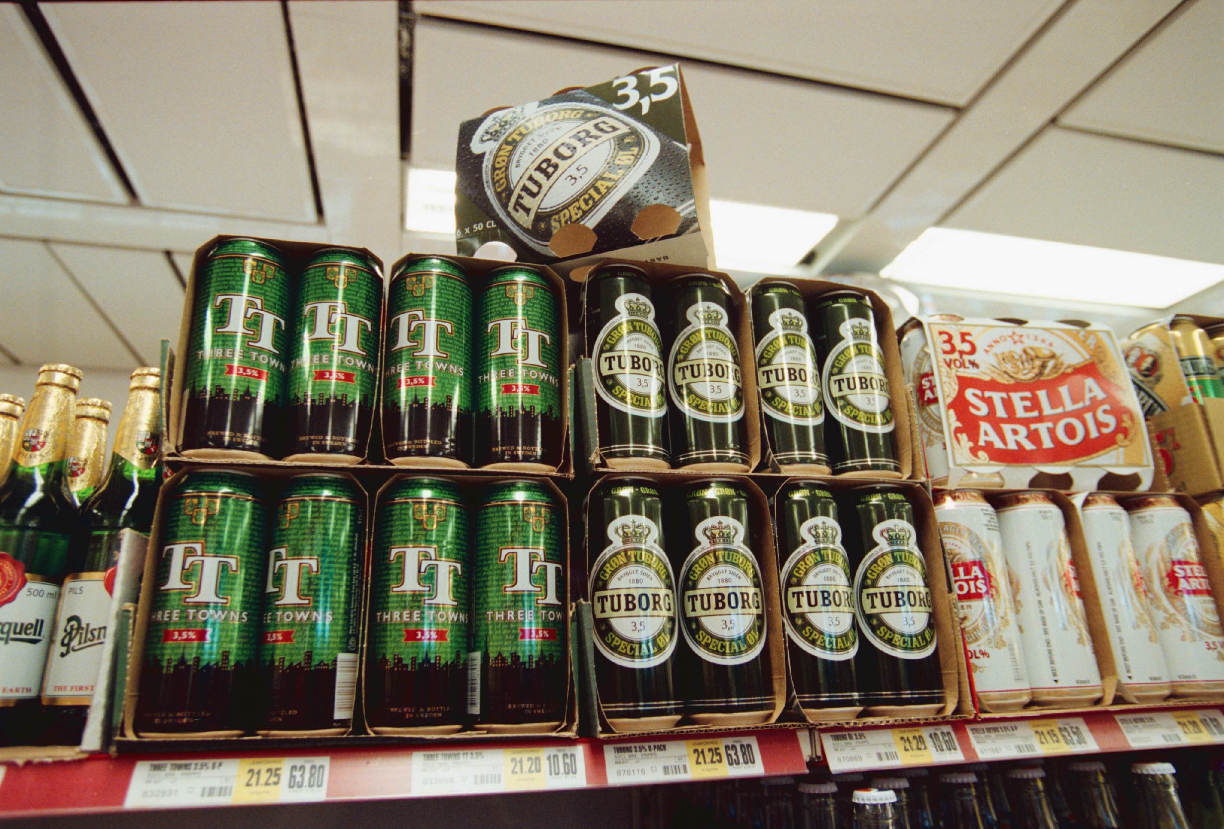Skrumplever, Danmark, Alkohol