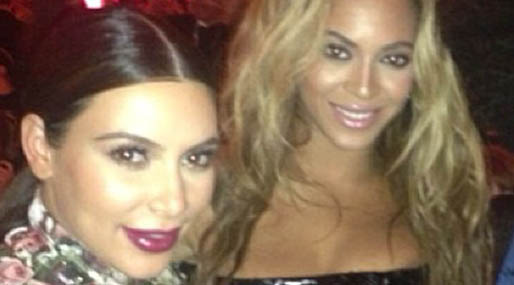 Beyoncé, Kanye West, Kim Kardashian