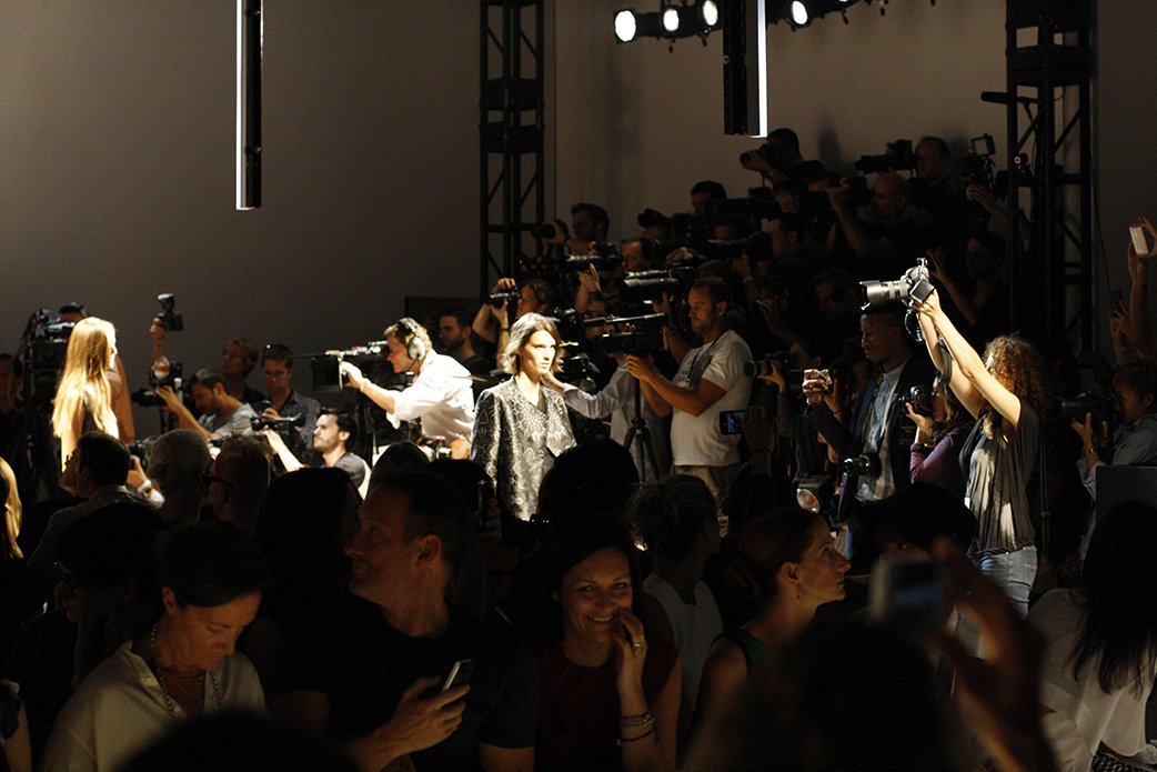 New York Fashion Week, Helmut Lang,  snapshots