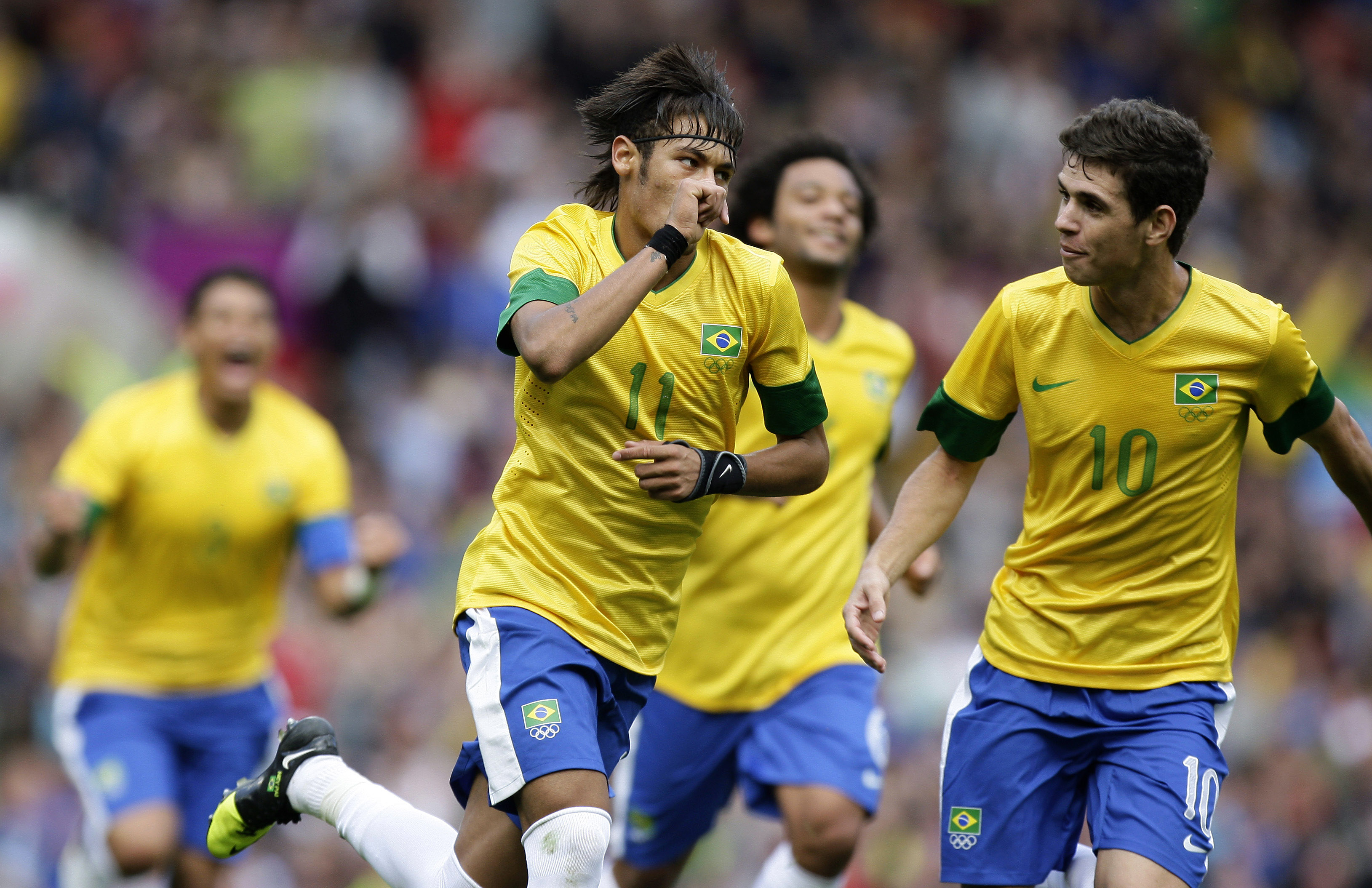 Neymar, OS i London, Fotboll, Brasilien