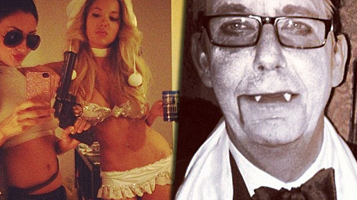 Elin Kling, Kostym, Hasse Aro, Halloween, Svenska kändisar,  Klä ut sig, Kissie, Natacha Peyre