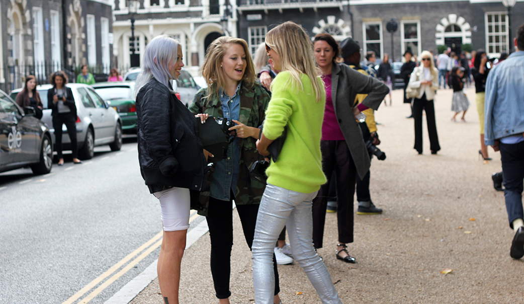 Fashion Week, London,  snapshots