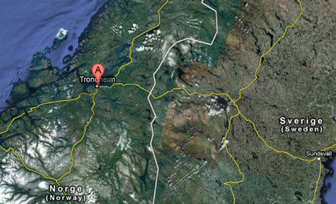 Katastroflarm, Evakuerade, Norge, Jordras, Trondheim