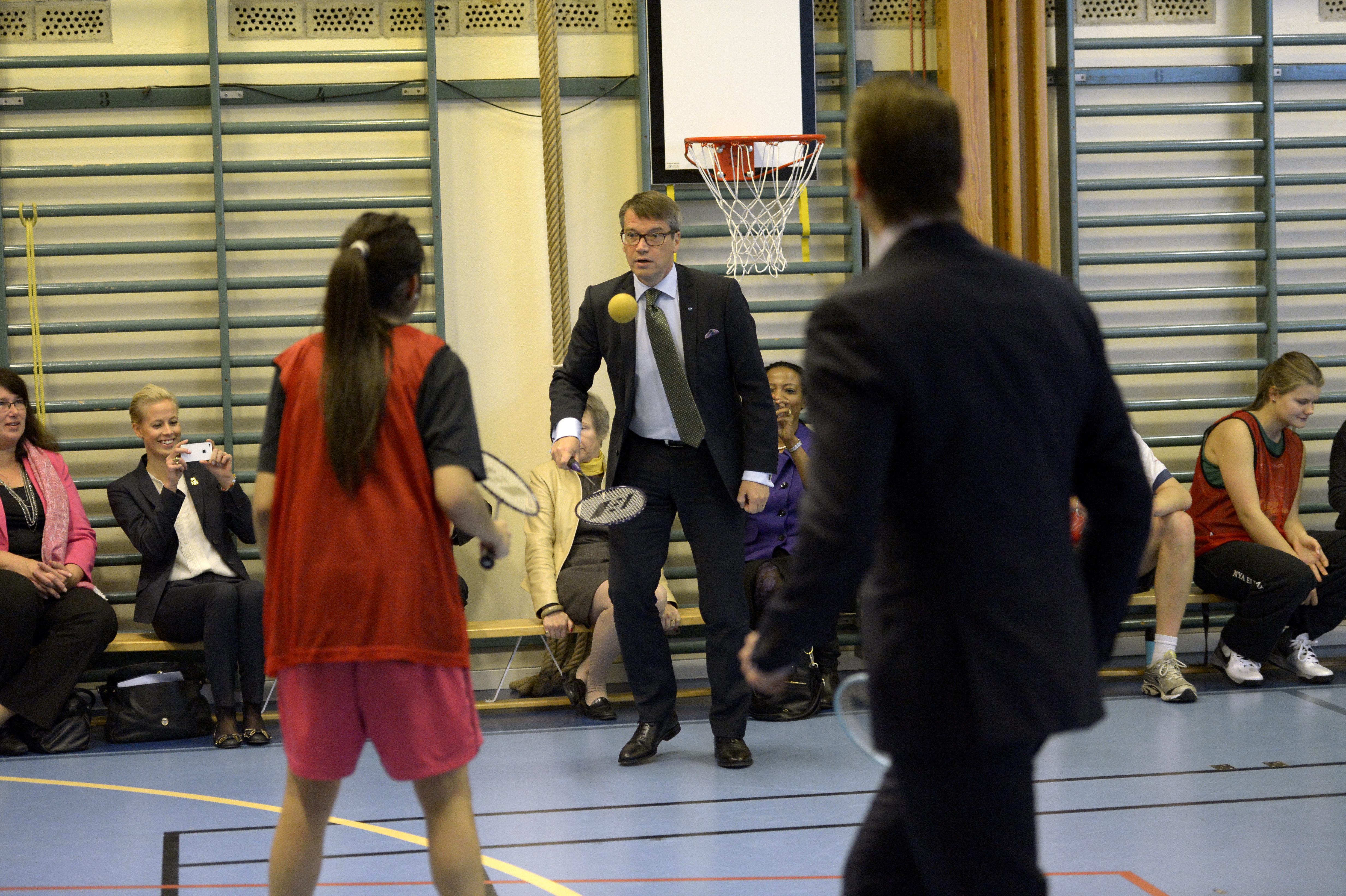 Badminton, boost-boll, Prins Daniel, Göran Hägglund