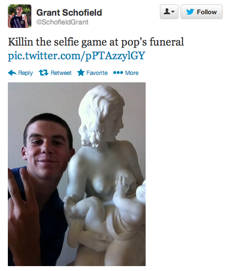 Selfie, Begravningsselfie, Tumblr, Begravning, Bildpsecial