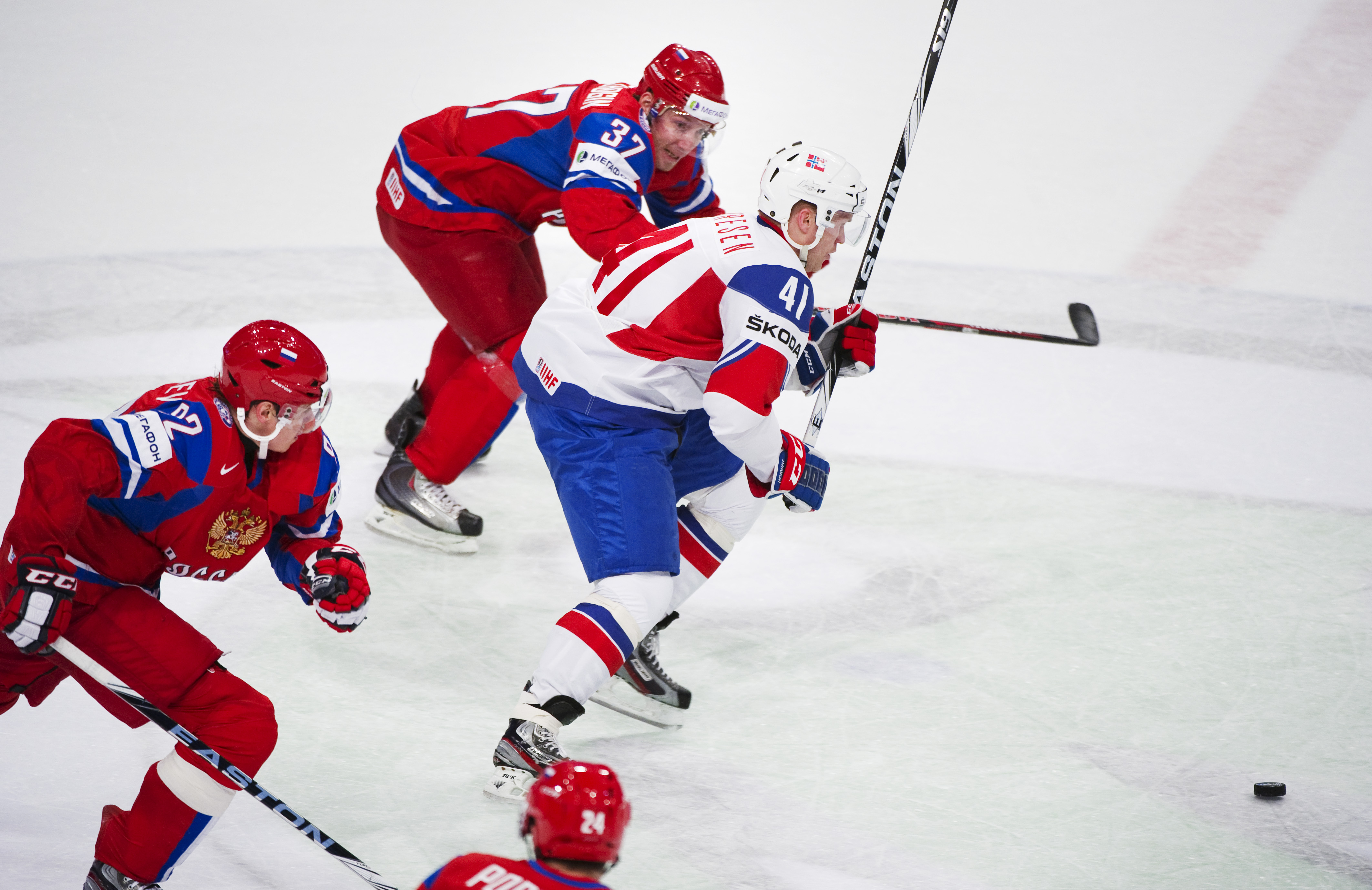 Globen, Hockey-VM, Hockey, Ryssland, Norge, ishockey