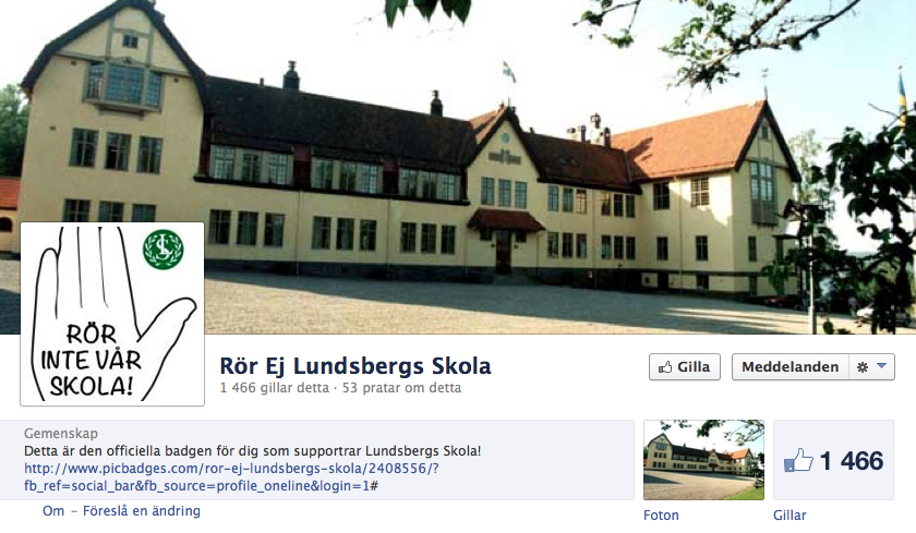 Flera personer med anknytning till Lundsberg har skrivit på en protestlista.