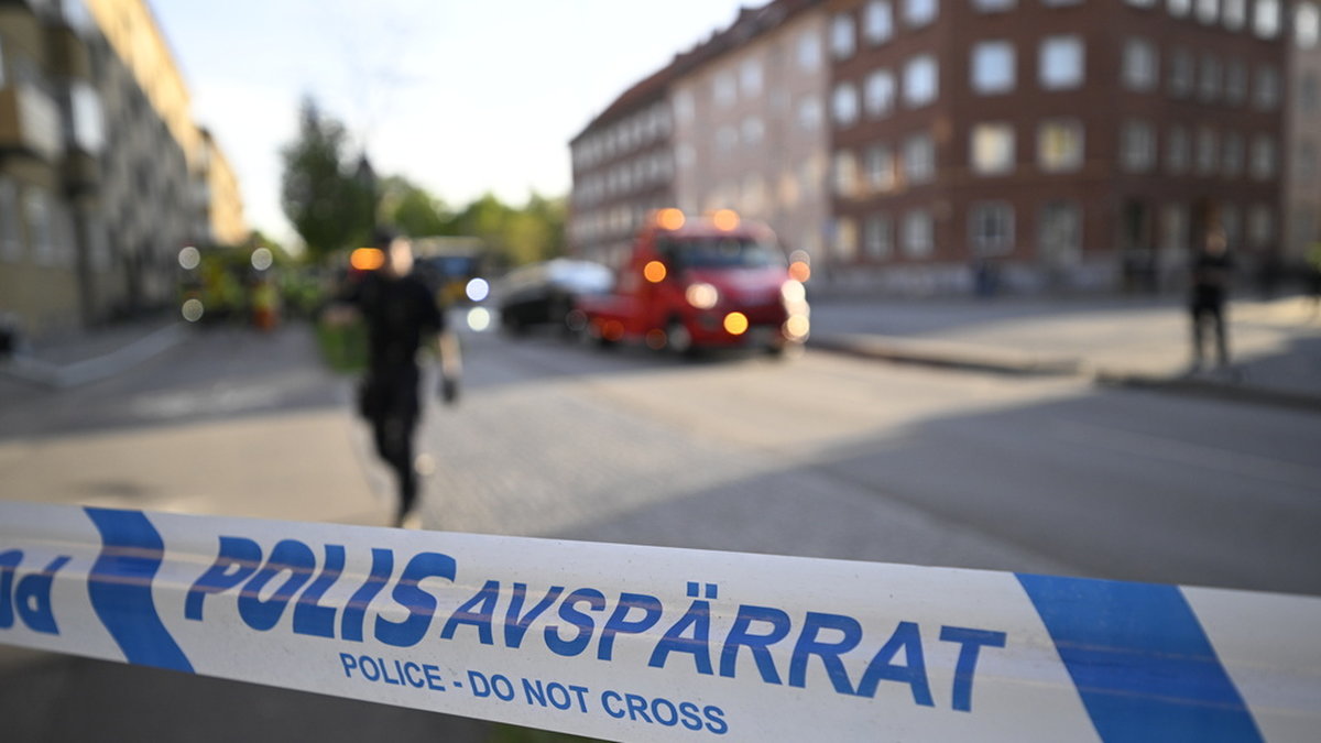 Totalt skadades fyra personer i samband med olyckan i centrala Malmö.