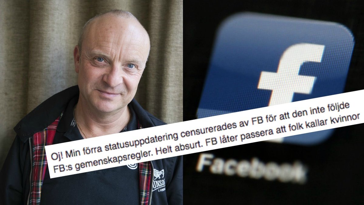 Jonas Gardells inlägg på Facebook blev censurerat. 
