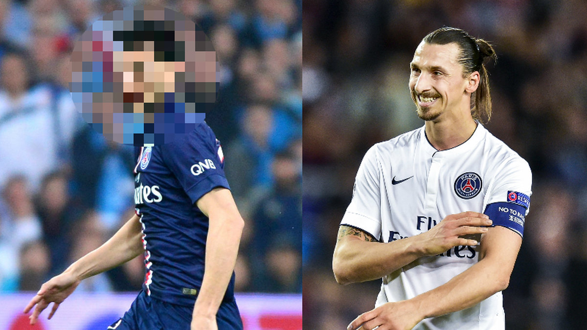 PSG:s viktigaste spelar och Zlatan Ibrahimovic. 