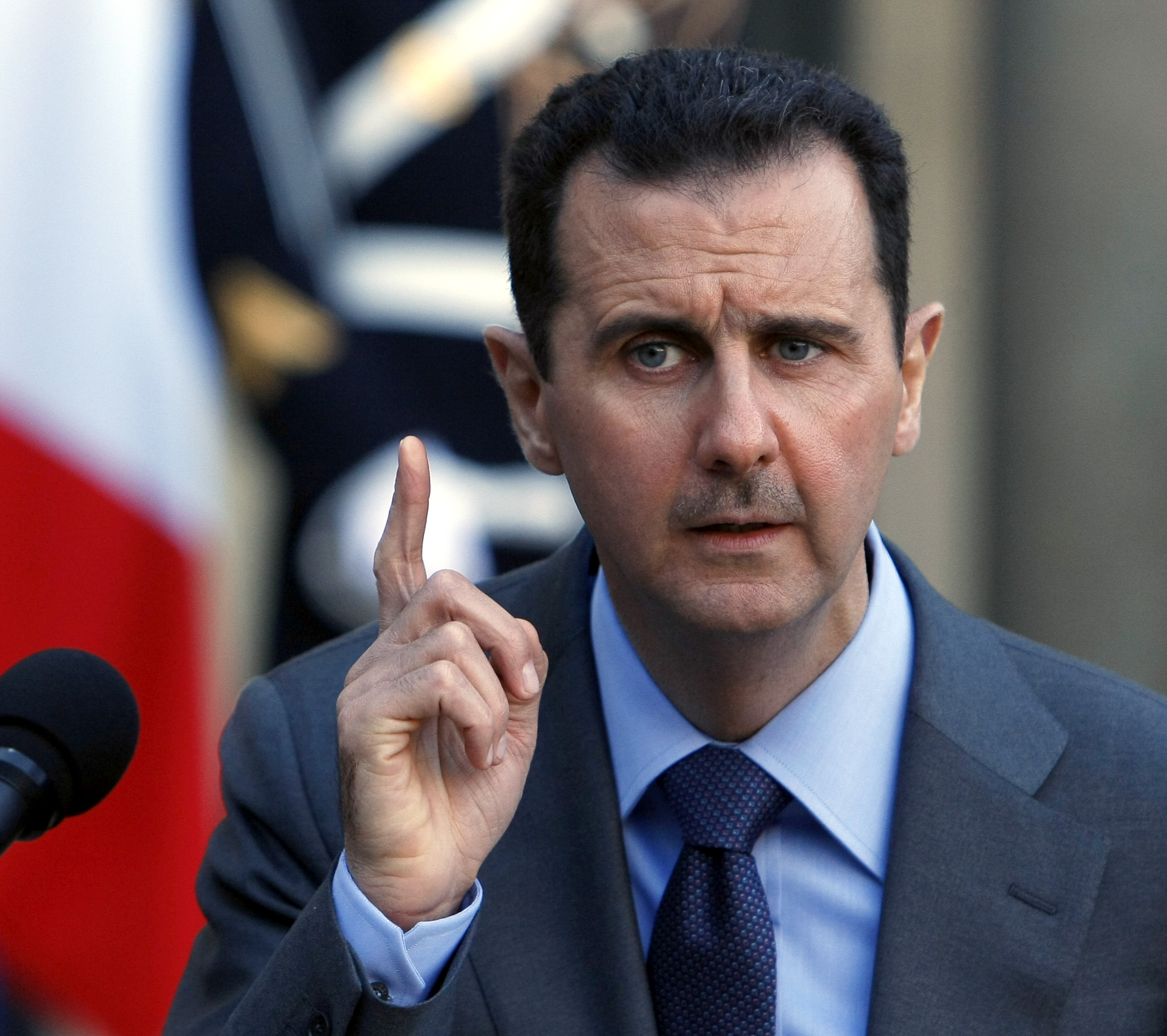 USA, Syrien, Damaskus, President, Bashar al-Assad, Protester, Brott och straff, Uppror, Kravaller, Demonstration