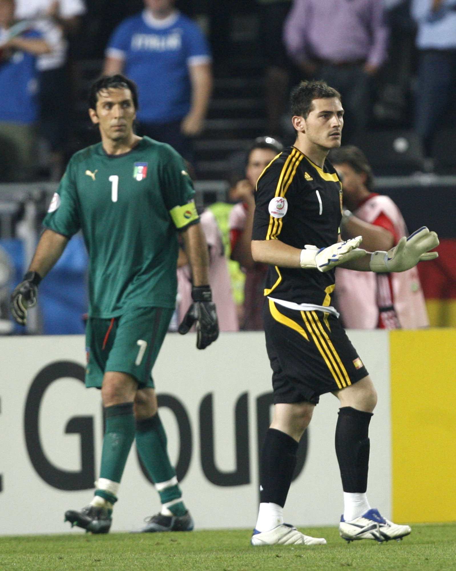 Men under straffläggningen i kvartsfinalen i EM 2008 var de inte bästa vänner. Spanien vann med 4-2 och lade senare beslag på titeln.