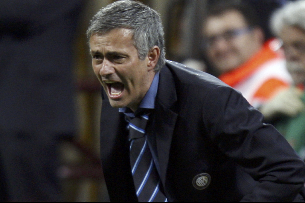 José Mourinho vrålar av glädje?
