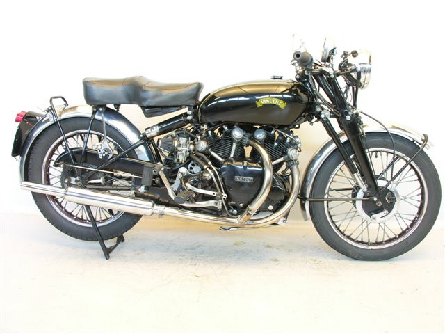 15. Vincent Black Shadow (1949) – Kubik: 998cc Topphastighet: 201hm/h 15. Vincent Black Shadow (1949) – Kubik: 998cc Topphastighet: 201hm/h