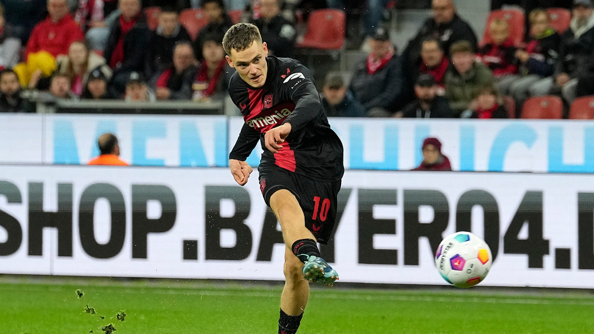 Bayer Leverkusen-stjärnan Florian Wirtz. Arkivbild.