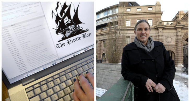 Rättighetsalliansen, Hotbrev, The Pirate Bay, Piratpartiet, Anna Troberg, Svenska Dagbladet