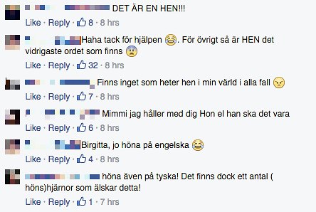 Hatkommentarer från Sverigedemokraterna Hatkommentarer från Sverigedemokraterna