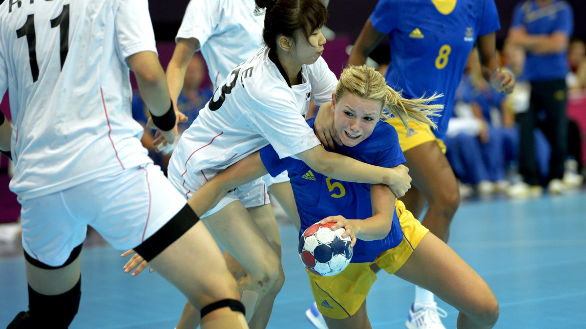 Sydkorea fick Hanna Fogelström och Sverige på fall.