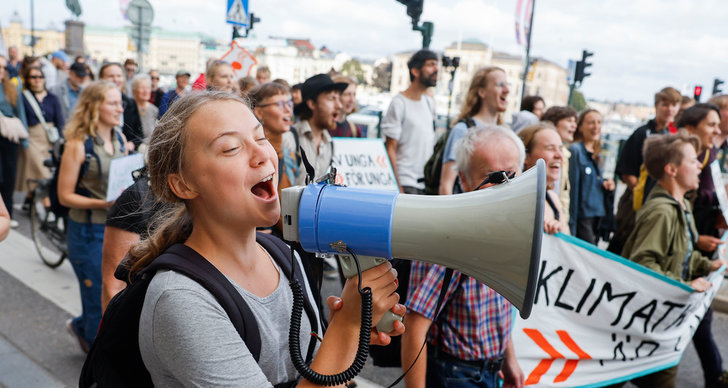 Greta Thunberg, Klimat, TT, Stockholm