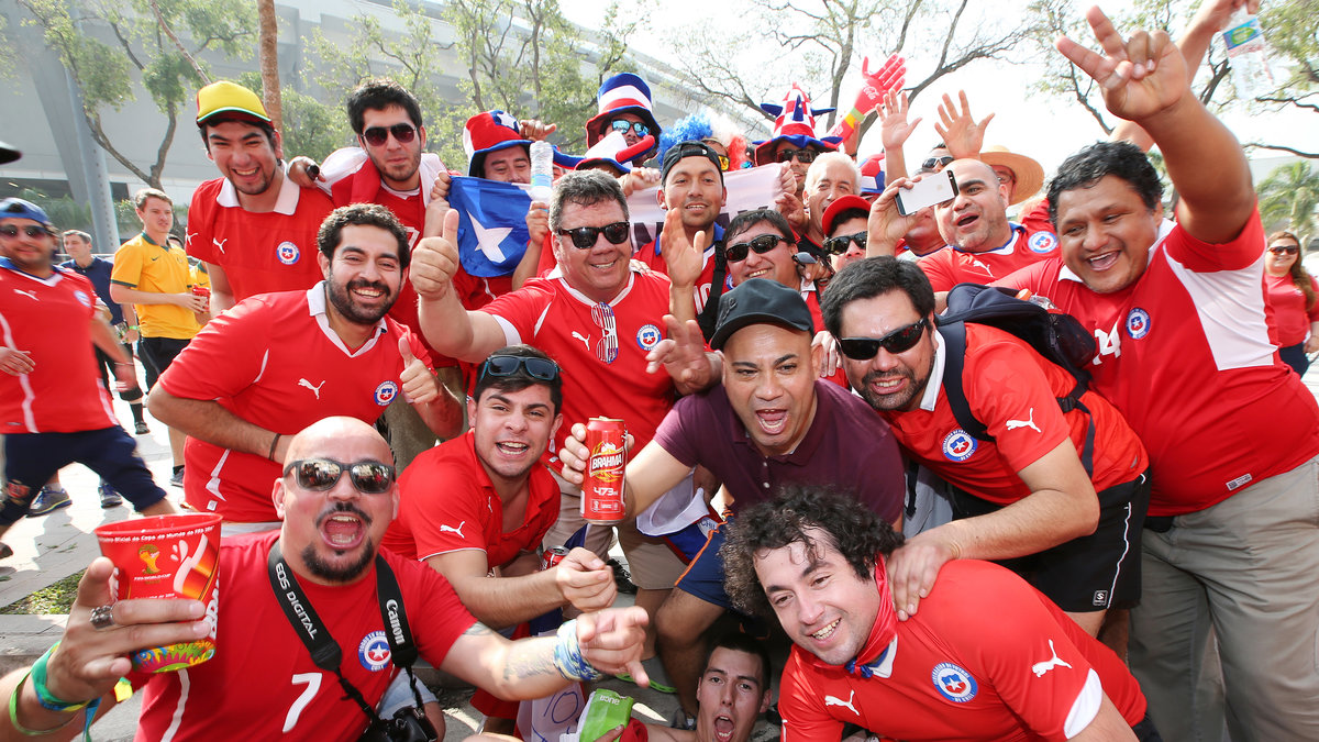 Chiles fans kan fira en slutspelsplats redan nu. 