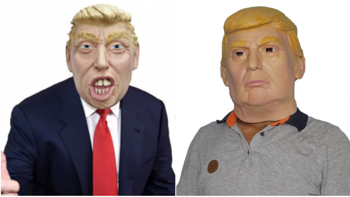 Här är två andra riktigt läbbiga masker, perfekta till Halloween. Du hittar dem på Prisjakt.se