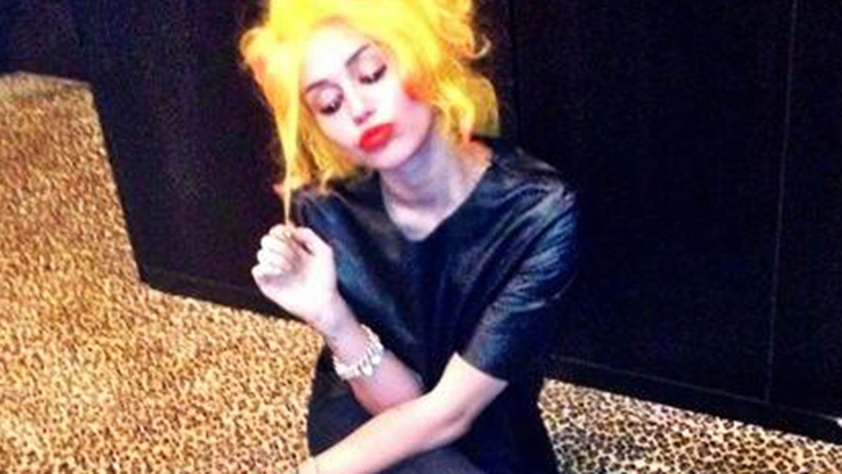 Miley Cyrus har lekt i peruk. 