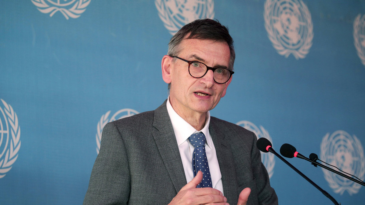 Volker Perthes FN-sändebud i Sudan. Arkivbild.