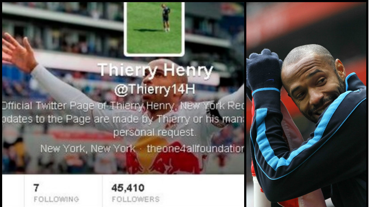 45 000 personer trodde att Henry kommit till Twitter.