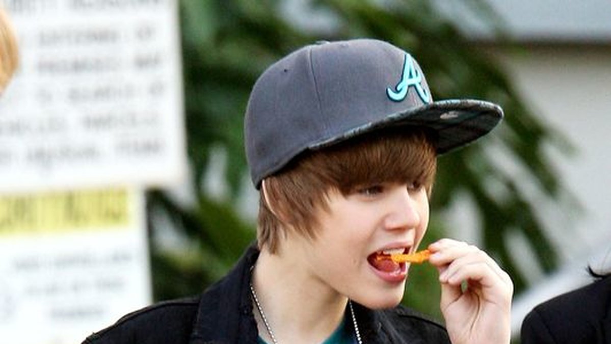 Justin Bieber, 15 år. 